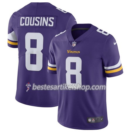 Herren Minnesota Vikings Trikot Kirk Cousins 8 Nike Lila